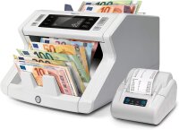 Safescan 2265 - Banknotenzähler für unsortierte Banknoten mit 5-facher Falschgelderkennung., 29.5 x 25.0 x 18.4 cm
