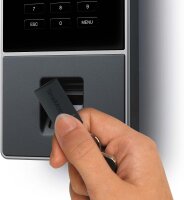 TimeMoto TM-626 - Zeiterfassungssystem mit Fingerabdruck- und RFID-Leser für bis zu 200 Benutzer - Inklusive Personal-Management-Lösung