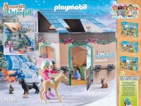 PLAYMOBIL Adventskalender Pferde 71345 Weihnachtliche Schlittenfahrt, Horses of Waterfall Adventskalender, Adventszeit voller Überraschungen, Spielzeug für Kinder ab 4 Jahren