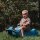 Dantoy – Schaukelpferd mit 3 Sitzen - Wippe aus Langlebiger Kunststoff - Kinderwippe für Kinder - 1–5 Jahre - Der Wal Valborg in Blau - Garten Spielzeug - Draußen und Drinnen - Aus Dänemark