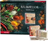 ROTH Gewürz-Adventskalender gefüllt mit 24 hochwertigen Kräutern und Kochbuch zum Kochen im Advent, Gewürzmischung-Kalender für die Adventszeit