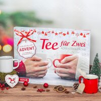 ROTH Tee Adventskalender für Zwei - 2x 24 beste Teesorten im Advent - nicht nur für Paare - als Geschenk mit Weihnachtstee