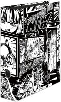 Original Falken Motiv-Ordner Manga Black&White. Made in Germany. 8 cm breit DIN A4 Vegan Ringordner Aktenordner Briefordner Büroordner Plastikordner Schlitzordner