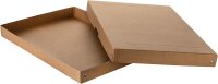 Original Falken PureBox Nature. Made in Germany. 40 mm hoch DIN A3. Aufbewahrungsbox mit Deckel aus stabilem Karton Vegan Geschenkbox Transportbox Schachtel Allzweckbox