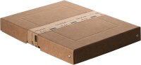 Original Falken PureBox Nature. Made in Germany. 40 mm hoch DIN A4. Aufbewahrungsbox mit Deckel aus stabilem Karton Vegan Geschenkbox Transportbox Schachtel Allzweckbox