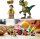 LEGO 76958 Jurassic Park Hinterhalt des Dilophosaurus, Dinosaurier Spielzeug Set mit Figur und Jeep für Kinder ab 6 Jahren