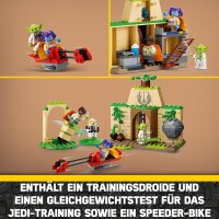 LEGO 75358 Star Wars Tenoo Jedi Temple, Set für Anfänger mit Minifiguren LYS Solay, Kai Brightstar, Meister Yoda, inklusive Speeder Bike und Lichtschwertern für Kinder, Jungen und Mädchen ab 4 Jahren