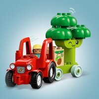 LEGO 10982 DUPLO My First Obst- und Gemüse-Traktor, Ostergeschenk Spielzeug zum Osterbasteln, Sortieren und Stapeln für Babys und Kleinkinder im Alter ab 1,5 Jahren, Lernspielzeug zu Ostern 2023