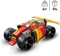 Lego 71780 NINJAGO Kais Ninja-Rennwagen EVO 2in1 Rennwagen Spielzeug zu Geländewagen-Fahrzeug, Modellbausatz für Jungen und Mädchen ab 6 Jahren, Geschenkidee zum Geburtstag