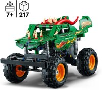 LEGO 42149 B-Ware Technic Monster Jam Dragon, Monster Truck-Spielzeug für Jungen und Mädchen, 2in1-Rennwagen für Offroad-Stunts und als Geschenk für Kinder