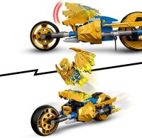 LEGO 71768 B-Ware NINJAGO Jays Golddrachen-Motorrad, Set mit Jay-Minifigur und Drachen- und Schlangen-Figuren, Spielzeug für Kinder ab 7 Jahre