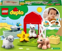 LEGO 10949 B-Ware DUPLO Tierpflege auf dem Bauernhof Spielzeug für Kleinkinder ab 2 Jahren mit Figuren: Ente, Schwein, Schaf und Katze