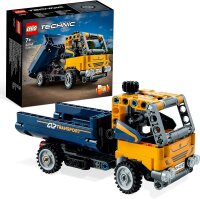 LEGO 42147 B-Ware Technic Kipplaster Spielzeug, 2in1-Set...