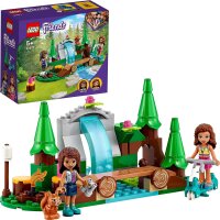 LEGO 41677 B-Ware Friends Wasserfall im Wald, Camping Spielzeug ab 5 Jahre mit Mini-Puppen