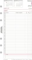 Chronoplan 50244 Kalendereinlage 2024 (Tagesplan Midi (96x172mm), Ersatzkalendarium für Terminplaner, Tagesplaner, ideal für detaillierte Tagesplanung, 1 Tag auf 1 Seite, mit Universallochung) weiß