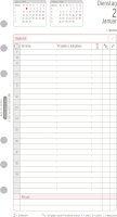 Chronoplan 50534 Kalendereinlage 2024 (Jahres-Set Midi (96x172mm), Ersatzkalendarium für Terminplaner, Tagesplaner, ideal für detaillierte Tagesplanung, 1 Tag auf 2 Seiten, mit Universallochung) weiß