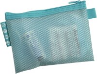 Exacompta 37120E Chromaline Tasche mit Reißverschluss aus weichem, strapazierfähigem Material, zum Aufbewahren von Schreibutensilien, Beauty-Accessoires, A6, 1 Stück Zufallsfarbe