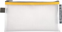 Exacompta - Ref. 34130E – 1 Tasche mit Reißverschluss – aus weichem Polypropylen zur Aufbewahrung von Kosmetikartikeln – Format zum Ordnen 10 x 21 cm (DL) – 5 Farben zufällig