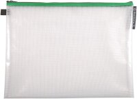 Exacompta - Ref. 34160E - 1 x Tasche mit Reißverschluss - aus robustem und weichem Polypropylen zur Aufbewahrung von Kosmetikartikeln - Format A3-5 Farben zufällig