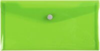 Exacompta - Ref. 34420E – 1 Beutel mit Druckknopfverschluss mit Klappe – aus glattem Polypropylen – Dicke 2/10. – Maße: 23 x 12 cm – Format zum Sortieren 10 x 21 cm (DL) – 6 Farben zufällig ausgewählt