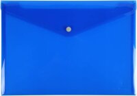Exacompta 34450E Idera Druckknopf Tasche für Format 21 x 29, 7 cm (A4) aus Polypropylen, zufällige Farbauswahl