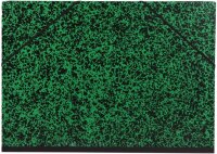 Clairefontaine 93244C Annonay Zeichenmappe (ohne Klappen, Rücken 30 mm, innen: 50 x 70 cm, außen: 52 x 72 cm, ideal zur Aufbewahrung Ihrer Werke) grün