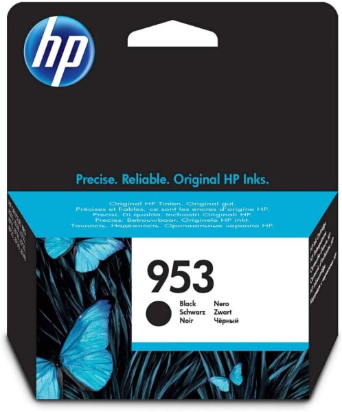 HP 953 (L0S58AE) Original Druckerpatrone Schwarz für HP OfficeJet Pro 77xx, 82xx, 87xx