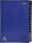 Exacompta 57042E Recycling Pultordner Ordonator aus extra starkem Karton 32 Fächer 1-31 für DIN A4 Sichtlöcher plastikverstärkte Taben Ordnungsmappe Fächermappe Registermappe blau