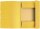 Exacompta 55309E Sammelmappe (mit Gummizug und 3 Klappen aus Manila Karton 355 g, für Format DIN A4) 1 Stück gelb