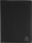 Exacompta 88111E Sichtmappe Opak PP blickdicht, 24 x 32 cm, für DIN A4, 100 Kristallhüllen, hohe Transparenz, 1 Stück, schwarz
