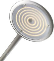 Unilux LED Deckenfluter Pryska, dimmbar, weiß mit Holz [Energieklasse C]