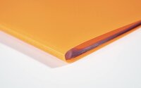 Exacompta 88114E Sichtmappe Opak PP blickdicht, 24 x 32 cm, für DIN A4, 100 Kristallhüllen, hohe Transparenz, 1 Stück, orange