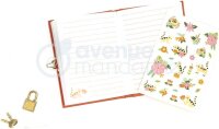 Avenue Mandarine CO206C Cats Tagebuch, Katzen und Blumen, 120 Blatt