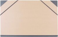 Clairefontaine 44100C Kraft Zeichenmappe (Gummizug, Rücken 30 mm, DIN A3+, innen: 29,7 x 42 cm, außen: 32 x 45 cm, ideal zur Aufbewahrung Ihrer Werke) braun