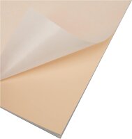 Clairefontaine 96018C Zeichenblock Pastelmat (12 Blatt, 30 x 40 cm, 360 g, mit 4 transparenten Trennblättern, Spezielkarton ideal fur Pastell und Kreide) hellgelb, gelb, dunkelgrau und hellgrau