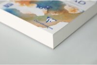 Clairefontaine 975723C - Malblock Aquarell Papier mittelfein gekörnt Goldline Aqua 20 Blatt 42x59,4 cm 300g