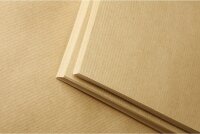 Clairefontaine 96546C Kraftpapier Block (geleimt, ideal für Trockentechniken, 100 Blatt, DIN A3, 29,7 x 42 cm, 90 g) braun