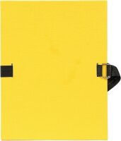 Exacompta 720E Dokumentenmappe (Dehnbarer Faltenrücken, kaschierter Karton, gefärbter stoffeinband, Format DIN A4) 1 Stück zufällige Farbe