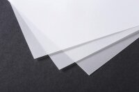 Clairefontaine 97853C Mappe Transparentpapier (mit Millimeterunterteilung , DIN A4, 21 x 29,7 cm, 90/95 g, 12 Blatt, ideal für technische Zeichnen) transparent