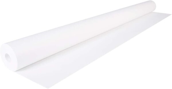 Clairefontaine 595701C Rolle Kraftpapier (ideal für Trockentechnicken, 50 x 1 m, 60 g) weiß