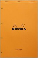 Rhodia 119700C - Audit Notizblock (geheftet, DIN A4+, 21...