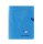 Clairefontaine 323741C - Schulheft / Heft Mimesys 17x22 cm, 48 Blatt 90g, französische Lineatur, Einband aus PP, geheftet, Blau, 1 Stück