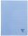 Clairefontaine 328316C - Notizheft Linicolor Fresh, mit Doppelspirale 24x32 cm, 50 Blatt 90g, französische Lineatur, Einband aus gerilltem Polypropylen, farbig sortiert, 1 Stück