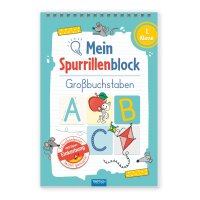 Trötsch Mein Spurrillenblock Großbuchstaben Übungsbuch: Übungsbuch Beschäftigungsbuch Lernbuch