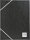 Exacompta 18516H Premium Sammelbox mit Gummizug 25 mm breit aus extra starkem Colorspan-Karton mit Rückenschild für DIN A4 Archivbox Heftbox Dokumentenbox Zeichenbox Sammelmappe schwarz