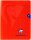 Clairefontaine 333741C - Schulheft / Heft Mimesys 17x22 cm, 48 Blatt 90g, französische Lineatur, Einband aus PP, Rot, 1 Stück
