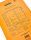 Rhodia 19600C - Notizblock N°19 (DIN A4+, 21 x 31,8 cm, mikroperforiert, liniert mit Rand, 80 Blatt) 1 Stück orange