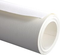 Clairefontaine 96701C Rolle Aquarellpapier (mit feinkörnung Etival, 100% Zellulose, 300 g, 1,3 m x 10 m, professionelle Qualität, ideal für Künstler), feinkörnig "Cold pressed", weiß