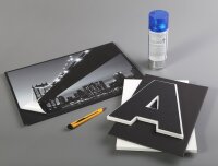 Clairefontaine 93647C Packung (mit 15 Schaumkartons, DIN A3, 29,7 x 42 cm, 3 mm, ideal für Modellieren und Dekorationsarbeiten, leicht und einfach zu bearbeiten, chlorfrei) 15er Pack schwarz
