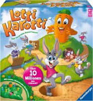 Ravensburger Kinderspiele 22343 - Lotti Karotti - Wettlaufspiel für 2 bis 4 Spieler ab 4 Jahren